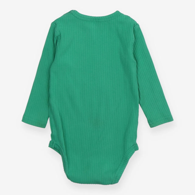 Bodysuit Ribbed Green