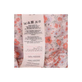 Wide Leg Trousers Floral Print Pleated High Waist