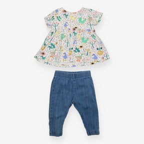 Farm Tunic and Jeans Outfit 
