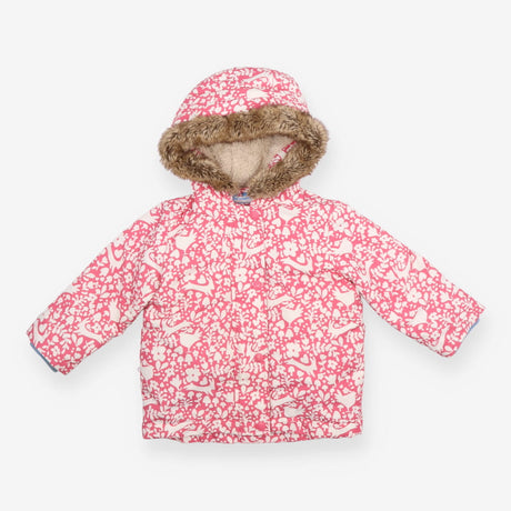 3 in 1 Coat Pink Woodland