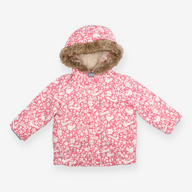 3 in 1 Coat Pink Woodland