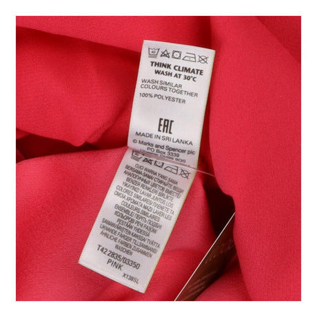 Pink Fluted Sleeve Bow Dress 
