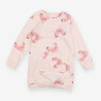 Sweater Dress Pink Chickens