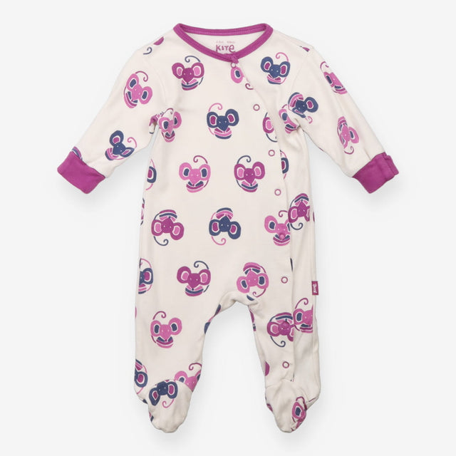 Sleepsuit Purple Trim Mice