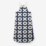 Dress navy noughts and crosses