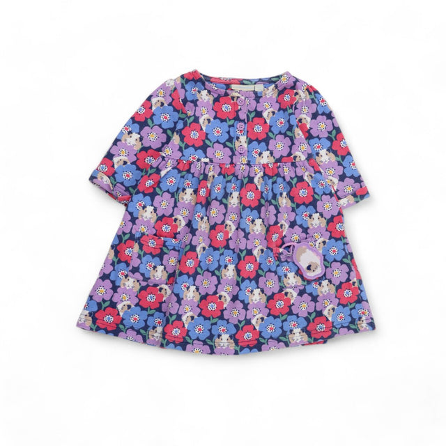 Floral Guinea Pig Jersey Dress