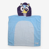 Roy's Boy Poncho toweling bluey blue