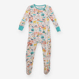 White Safari Kingdom Sleepsuit 