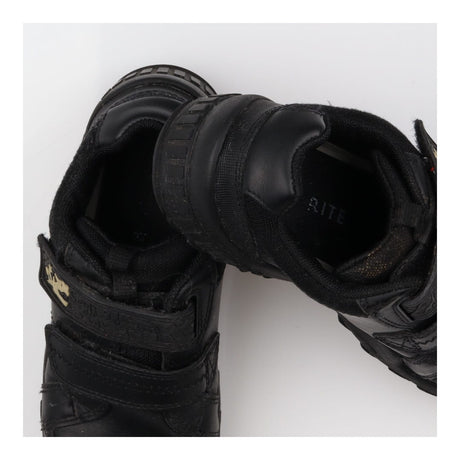 boys black school shoes