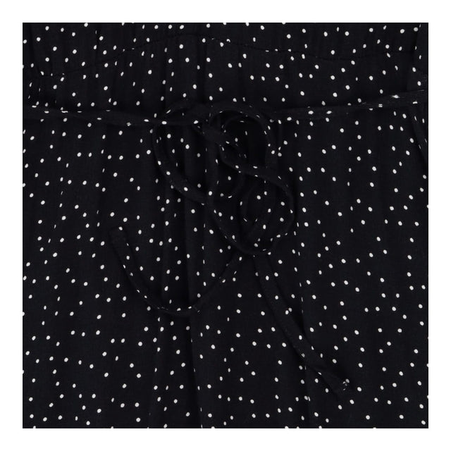 Black Polka Dot Midi Dress | Frill Sleeve Dress