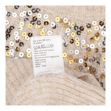 Knit sweater sparkle sequins