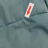 Coat teal puffer fleece lined 