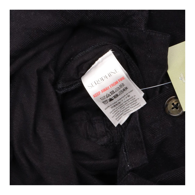 Black Corduroy Maternity Boiler Suit