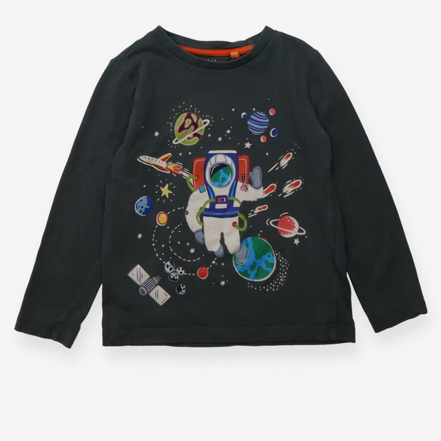 T-shirt long sleeve green astronaut