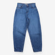 Jeans Mid Blue Wide Leg Cotton Denim
