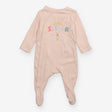 Sleepsuit Little Sister butterfly peach