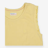 Yellow Ribbed Vest 
