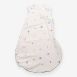 Baby Sleep Bag Woodland Print White