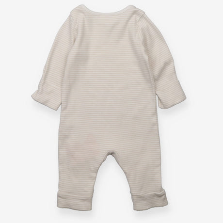 Romper Brown Stripe Giraffe 