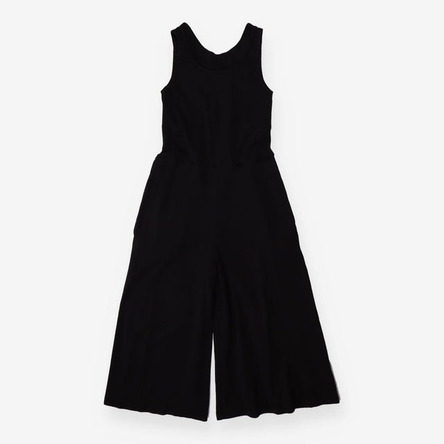 Jersey jumpsuit wide leg