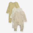 Green Ribbed Bodysuits 3pc 