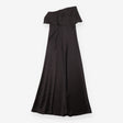 Bec + Bridge Black Strapless Foldover Neckline Mid