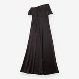 Bec + Bridge Black Strapless Foldover Neckline Mid