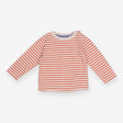 T-Shirt Long Sleeve Red Striped