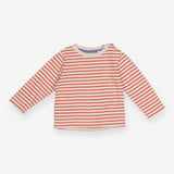 T-Shirt Long Sleeve Red Striped