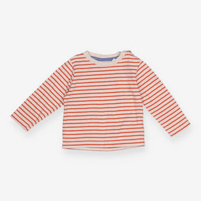 T-Shirt Long Sleeve Red Striped