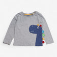 Grey T-Shirt Diplodocus