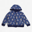Hoody Reversable Blue Puffin