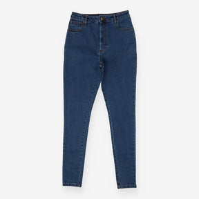 Soho Skinny Jeans - Mid Wash, Long Length
