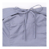 Corset Top Blue Polka Dot Strapless Bustier Y2K