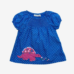Blue Floral Dino Tunic