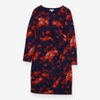 Dress navy with red details
