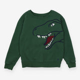 Emerald Green Dinosaur Sweater