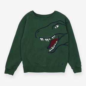 Emerald Green Dinosaur Sweater