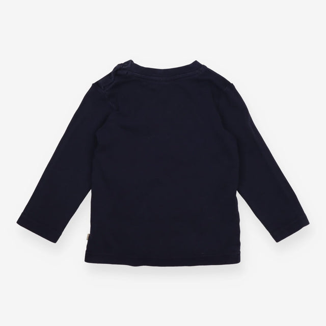 T-Shirt Magic Number 2 Snail LS Navy Blue