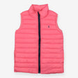 Gilet Padded Pink with Blue Zip