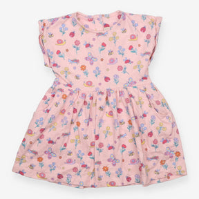 Pink Bugs Dress