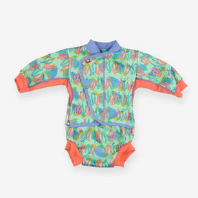 Snugsuit green seaweed and turtles
