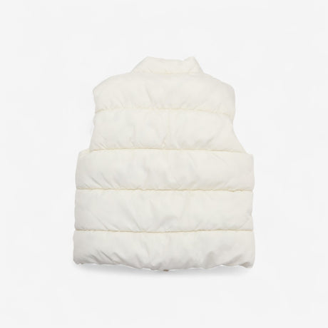 Cream gilet fleece lined