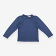 Long Sleeved Collared T-Shirt Blue 