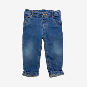 Lined baby jeans