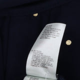 Navy Gold Spot Jersey Tea Dress Tie Waist