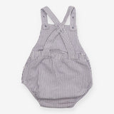 Romper blue and white stripe