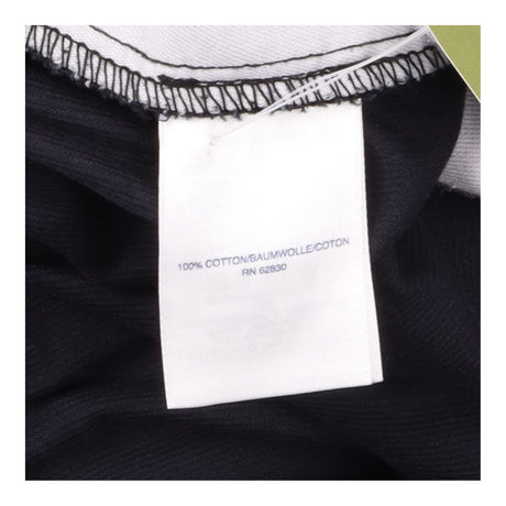 Straight Leg 100% Cotton Corduroy Trousers Black S