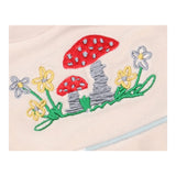 Outfit Sweater and Jogger Velour Cream Flowers and