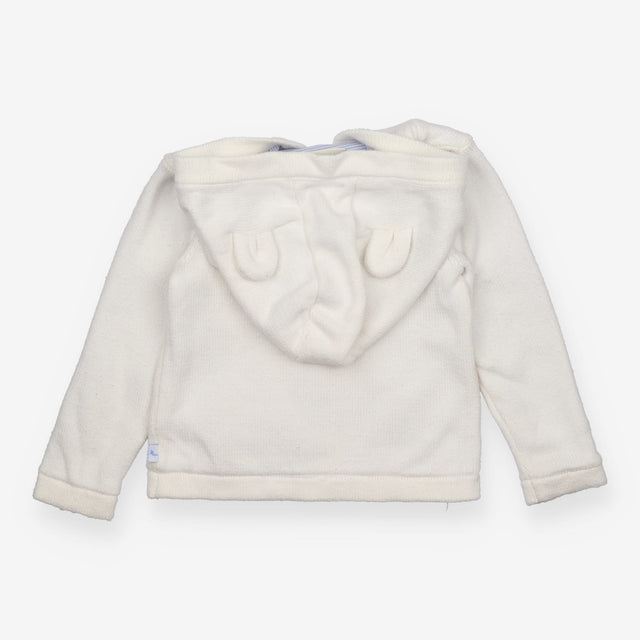 Cardigan Hooded White Peter Rabbit Blue Stripe 